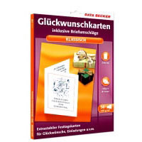 Data becker 50 Glckwunschkarten klassisch & Umschlge (310520)